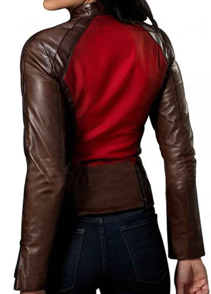 BLADE TRINITY (ABIGAIL WHISTLER) JESSICA BIEL LEATHER JACKET BLADE TRINITY (ABIGAIL WHISTLER) JESSICA BIEL LEATHER JACKET
